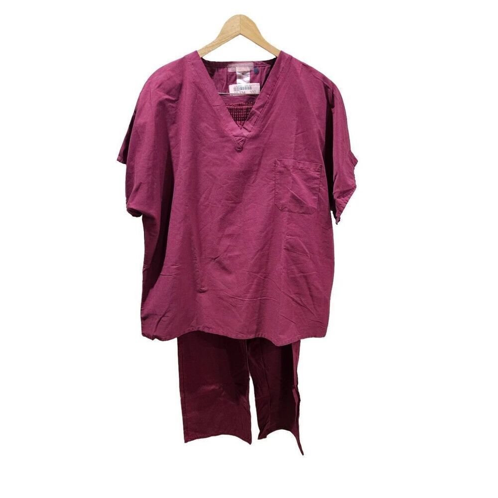 Fashion Seal XL scrub Set #187 red